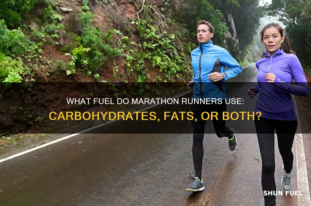 what fuel do marathon runners use