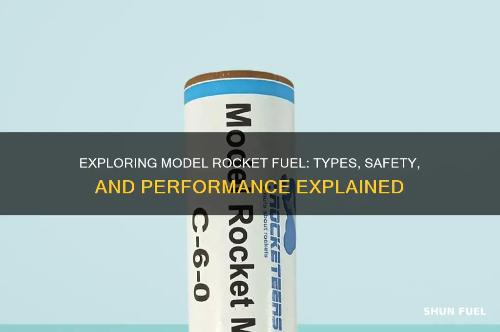 what fuel do model rockets use
