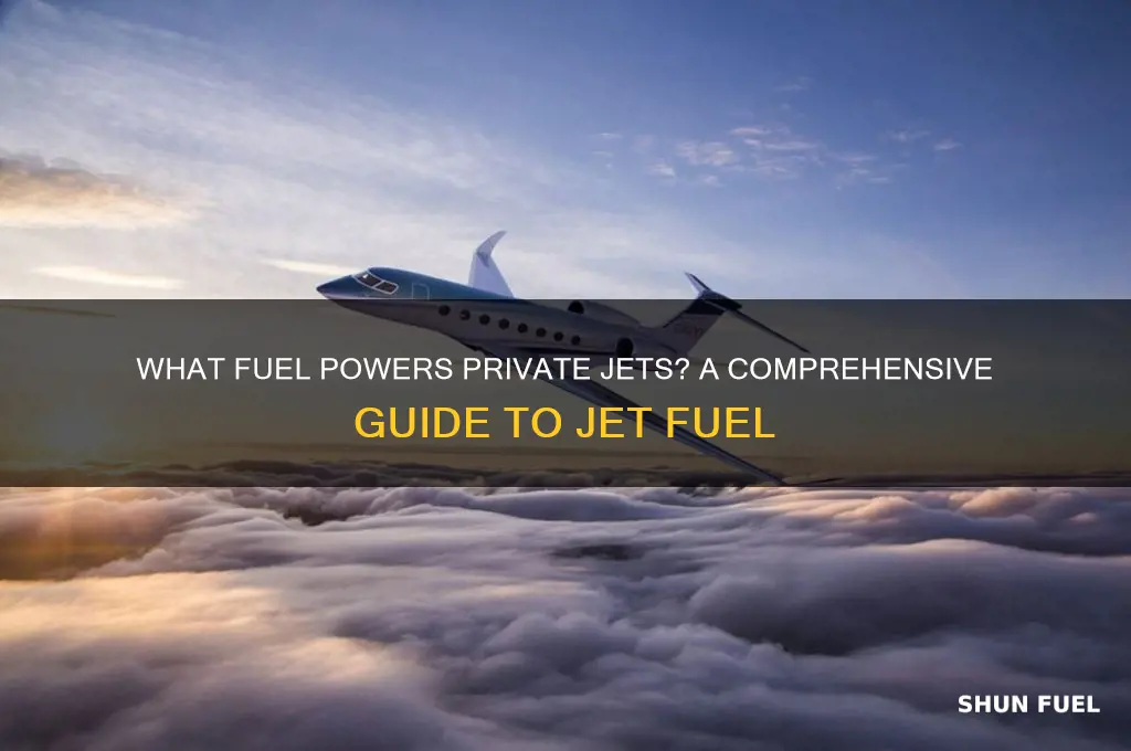 what fuel do private jets use