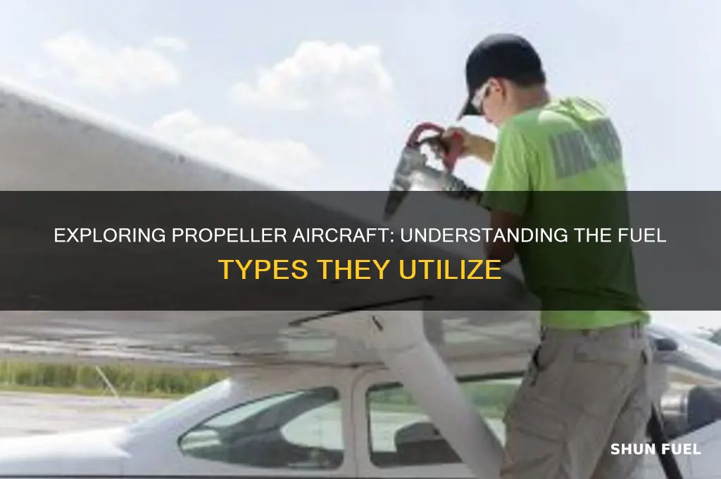 what fuel do prop planes use