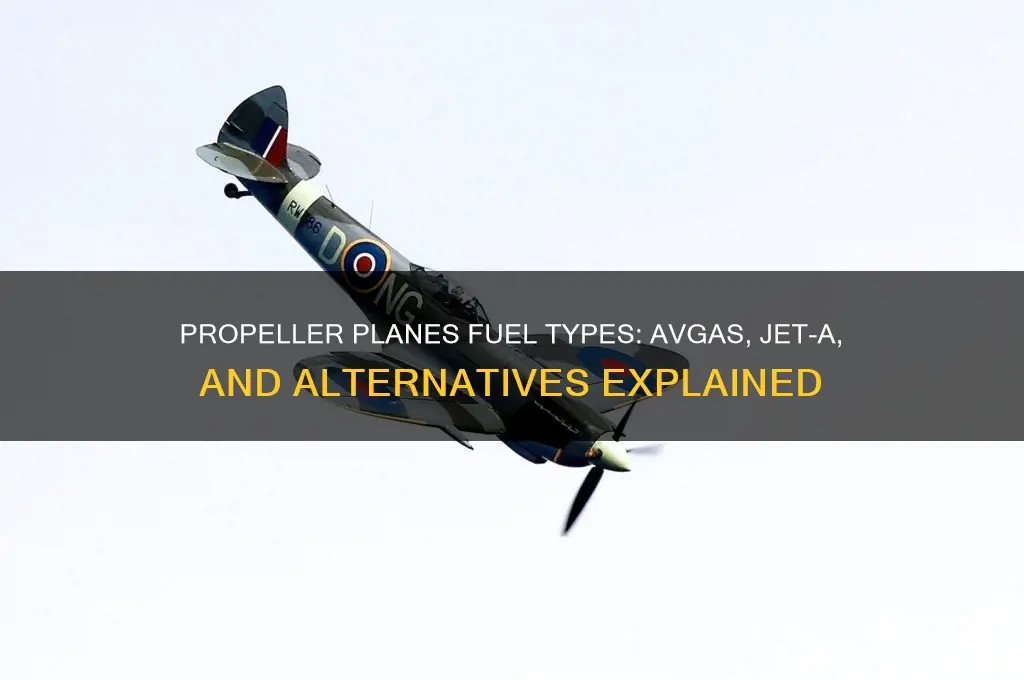what fuel do propeller planes use