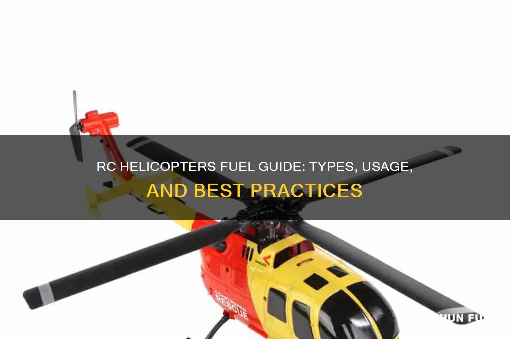 what fuel do rc helicopters use