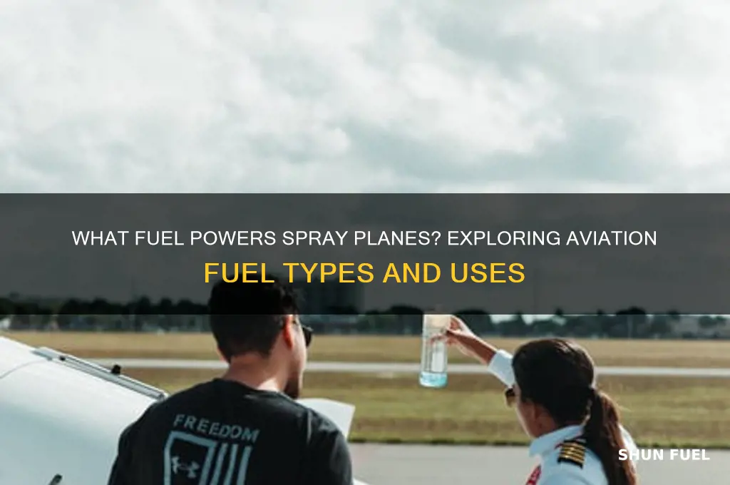 what fuel do spray planes use