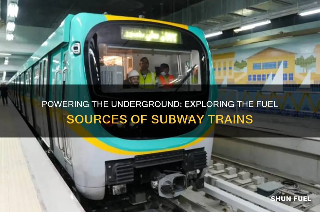 what fuel do subway trains use
