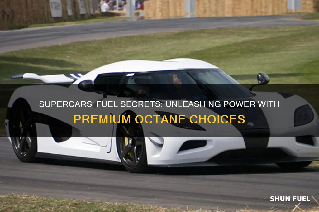 what fuel do supercars use