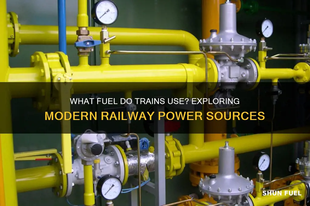 what fuel do trains