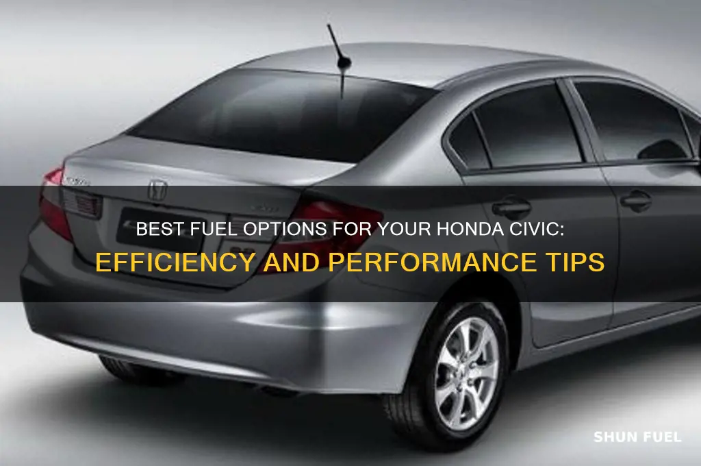 what fuel do you use for a honda civic