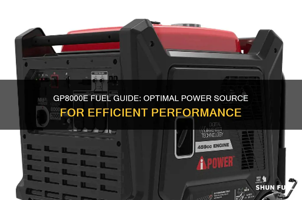 what fuel do you use for the gp8000e