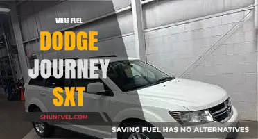 Dodge Journey SXT Fuel Type: Gasoline Requirements and Efficiency Explained