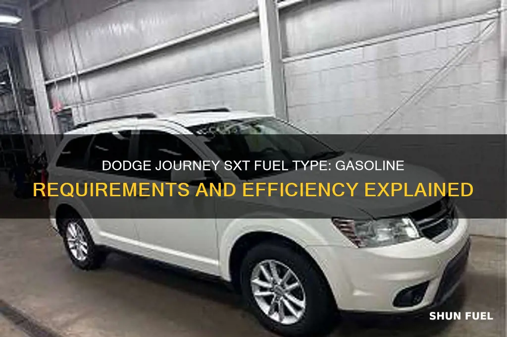 what fuel dodge journey sxt