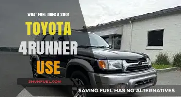 Toyota 4Runner 2001 Fuel Type: Gasoline or Diesel?