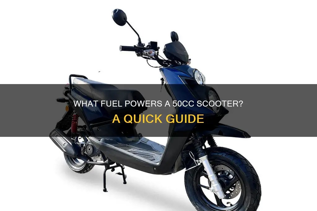 what fuel does a 50cc scooter use