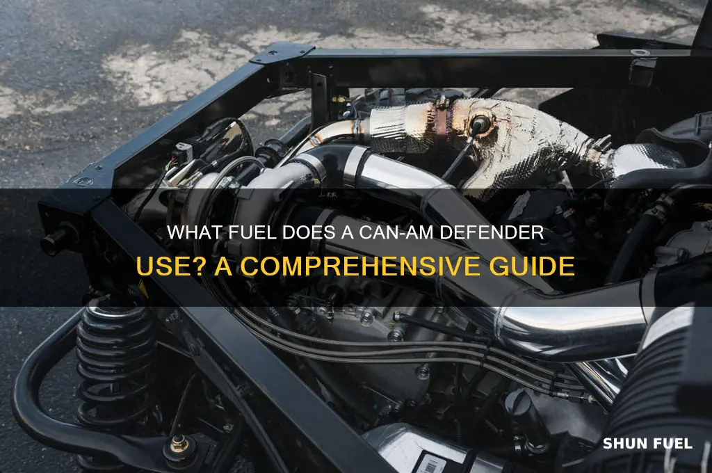what fuel does a can am defender use