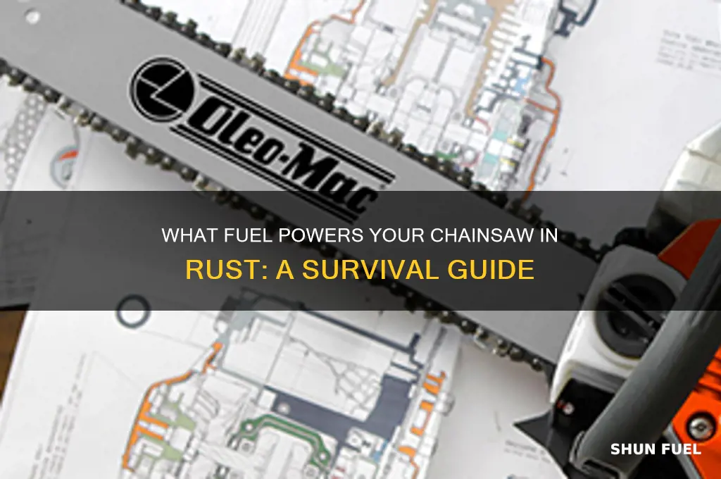 what fuel does a chainsaw use in rust