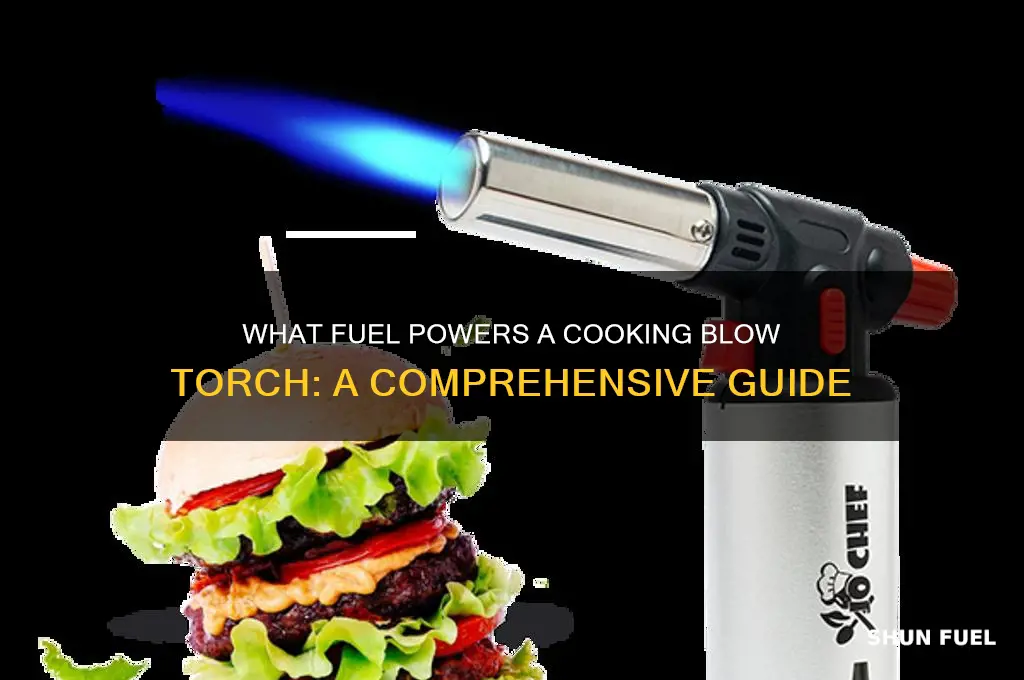 what fuel does a cooking blow torch use