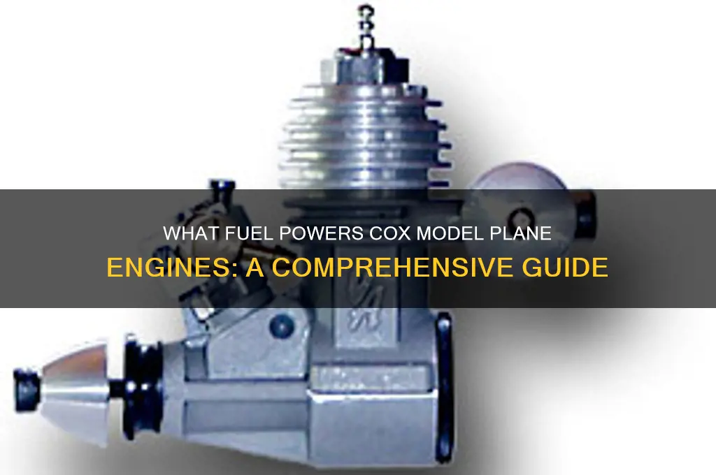 what fuel does a cox model plane engine use