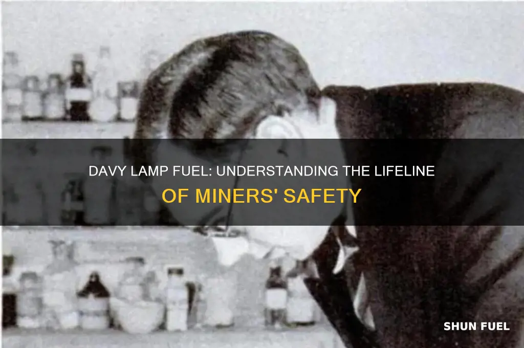what fuel does a davy lamp use