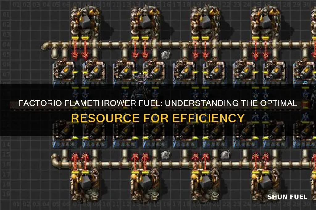 what fuel does a flamethrower use factorio