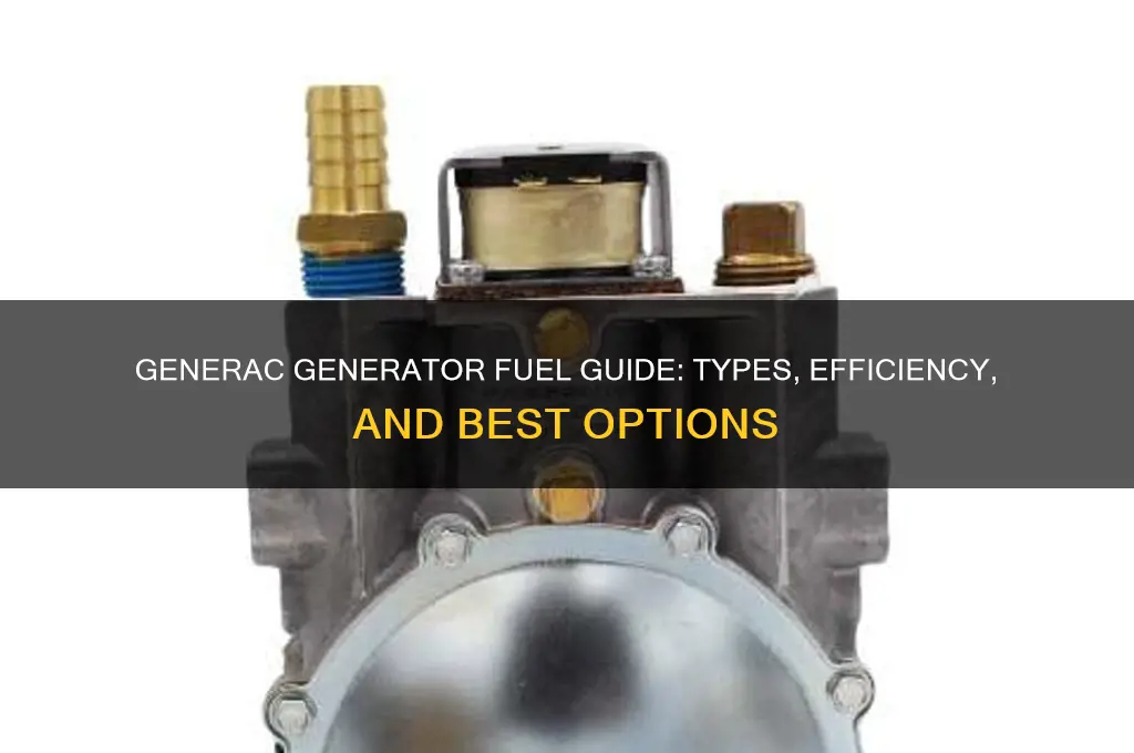 what fuel does a generac generator use