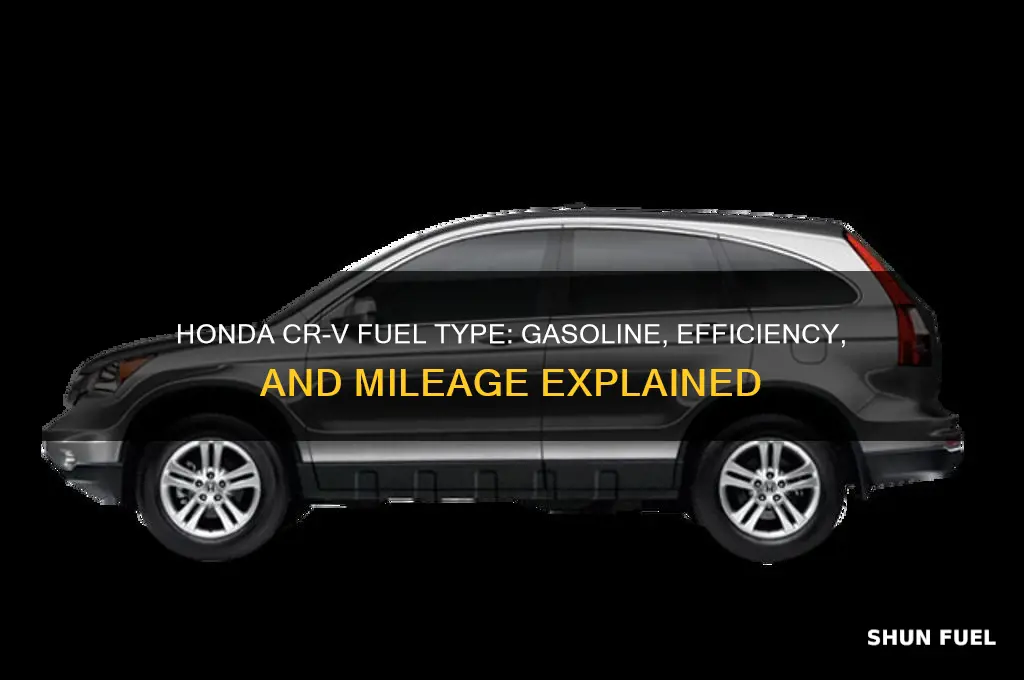 what fuel does a honda crv use