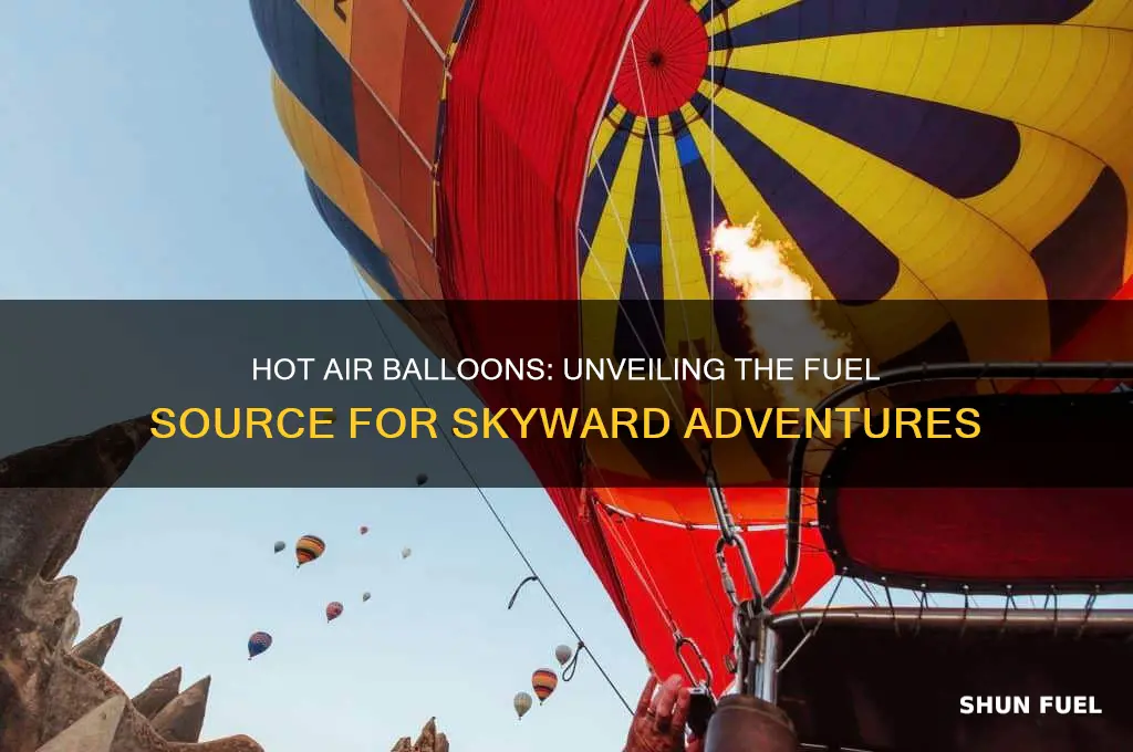 what fuel does a hot air balloon use