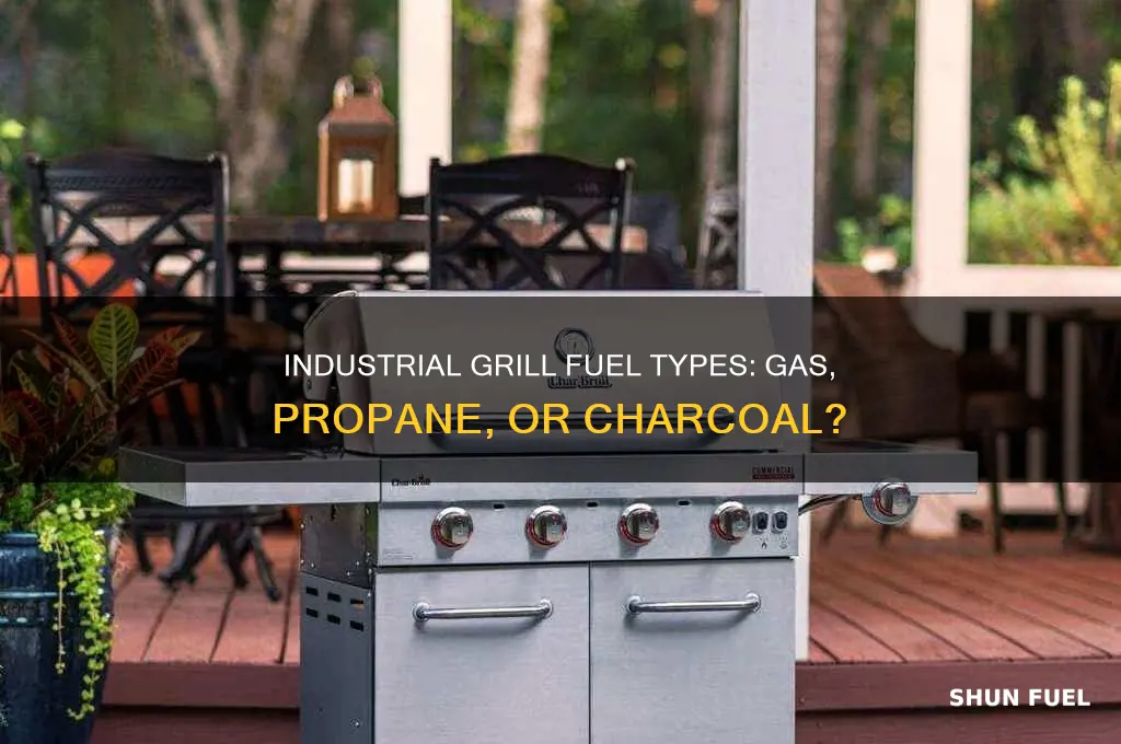 what fuel does a industrial grill use