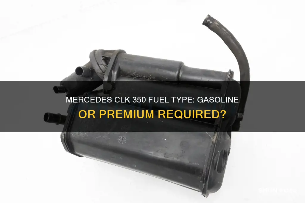 what fuel does a mercedez clk 350 use