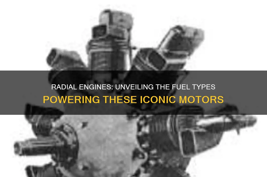 what fuel does a radial engine use