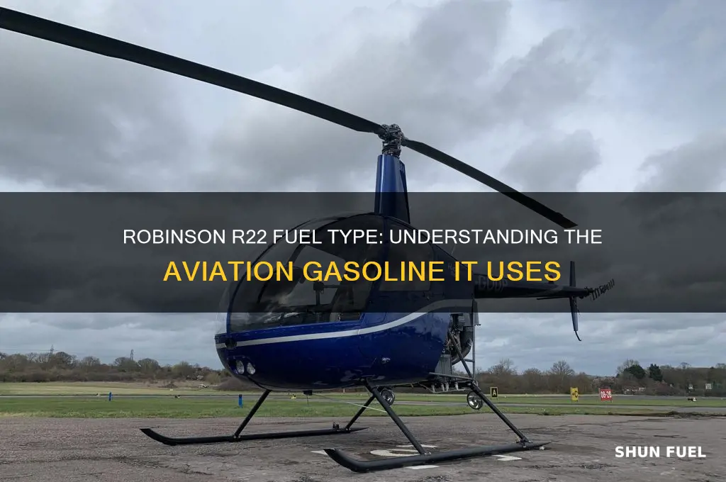 what fuel does a robinson r22 use