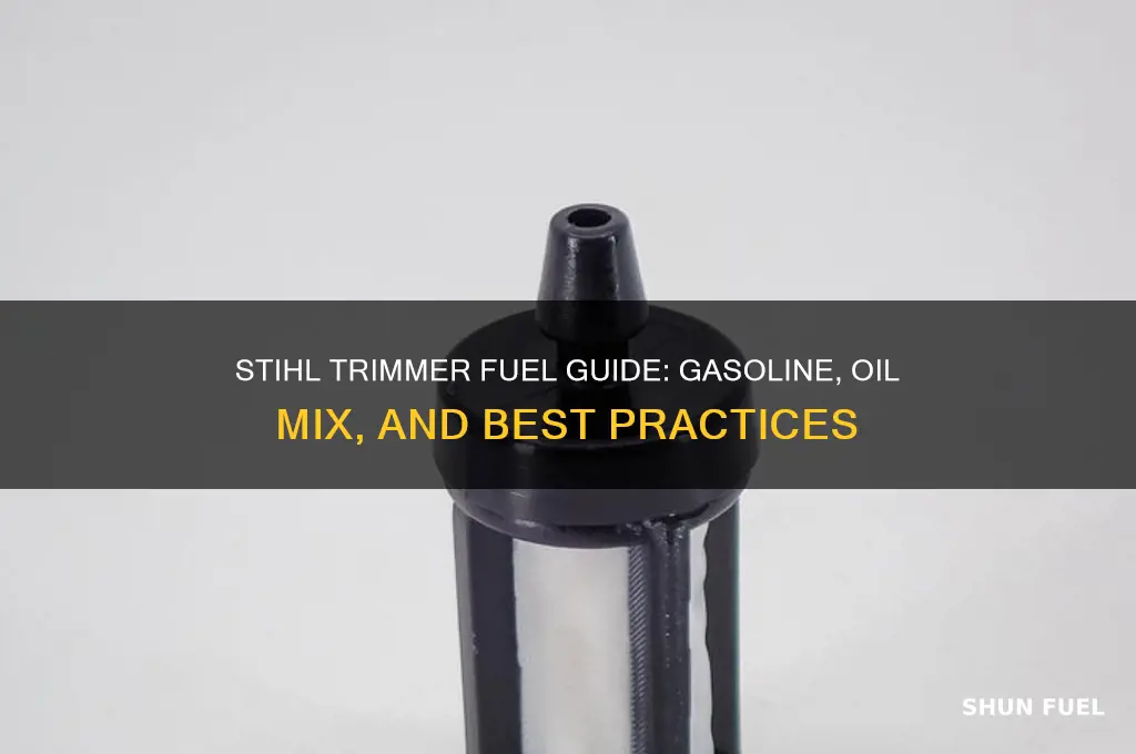 what fuel does a stihl trimmer use
