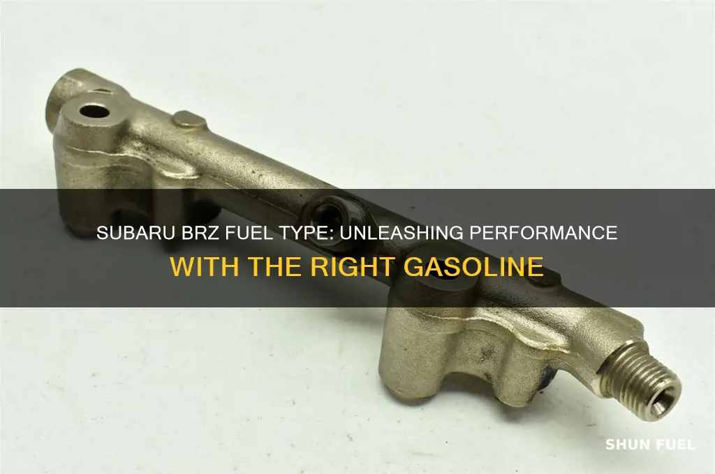 what fuel does a subaru brz use