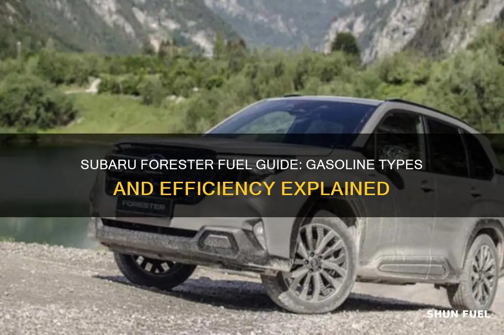 what fuel does a subaru forester use