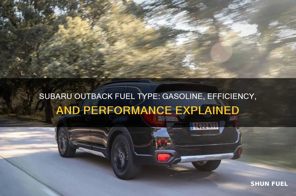 what fuel does a subaru outback use