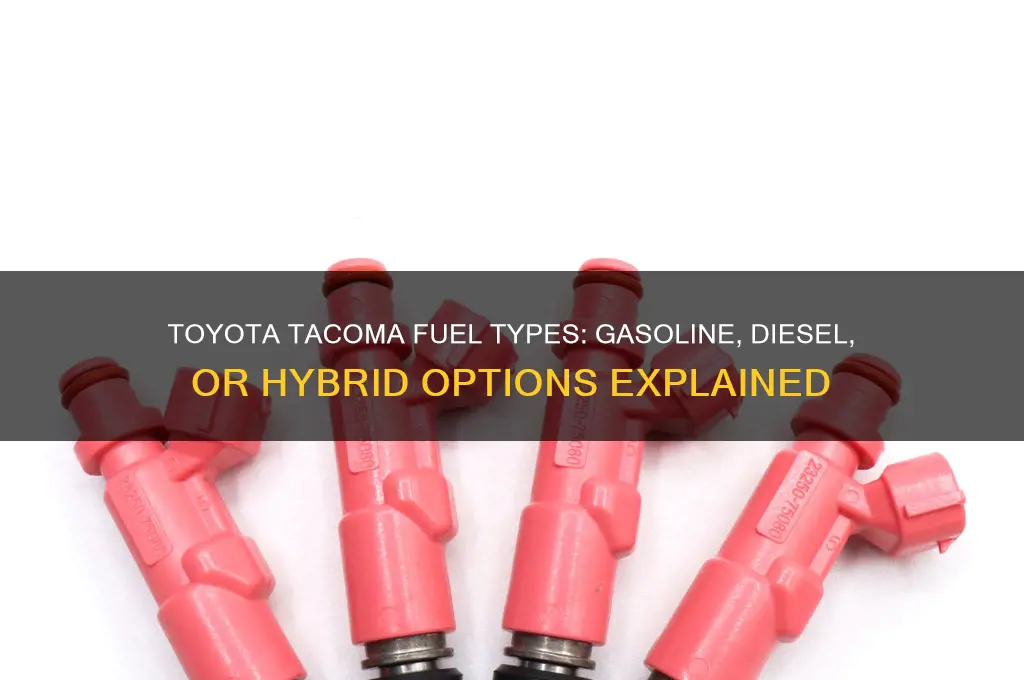 what fuel does a toyota tacoma use