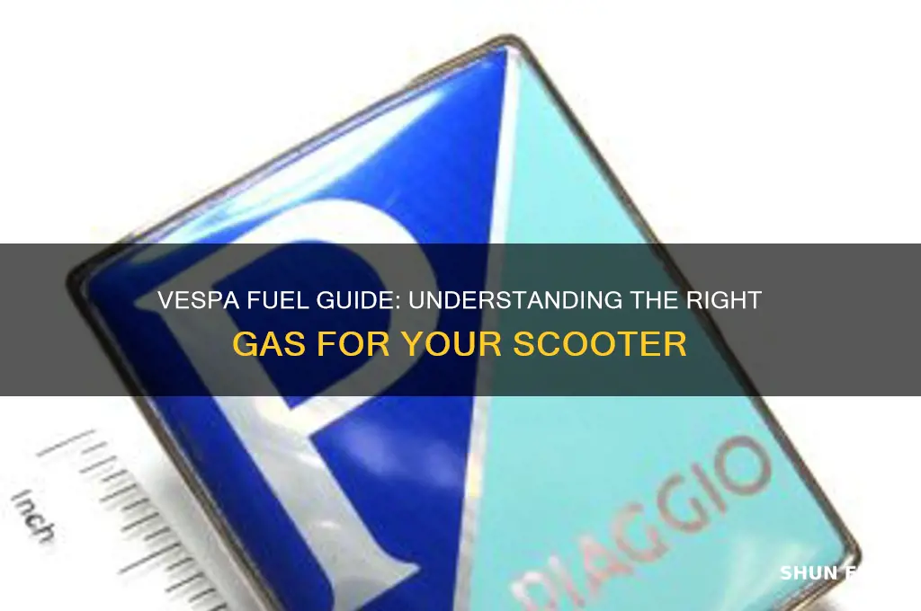 what fuel does a vespa use
