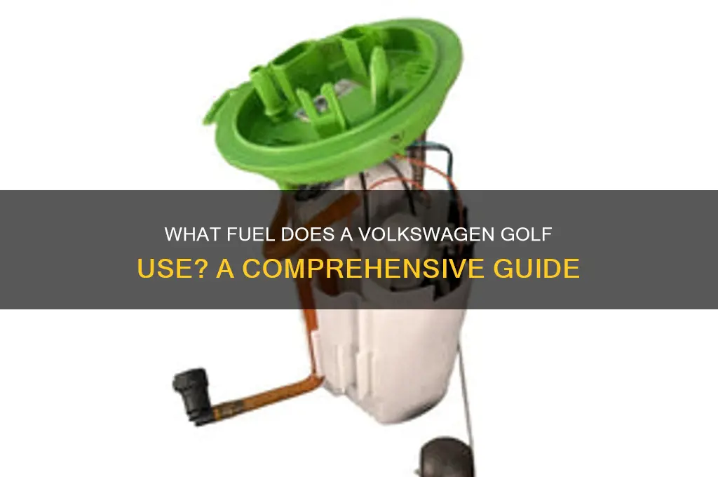 what fuel does a volkswagen golf use