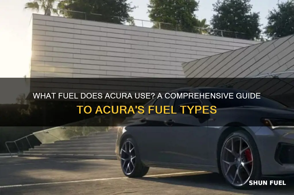 what fuel does acura use