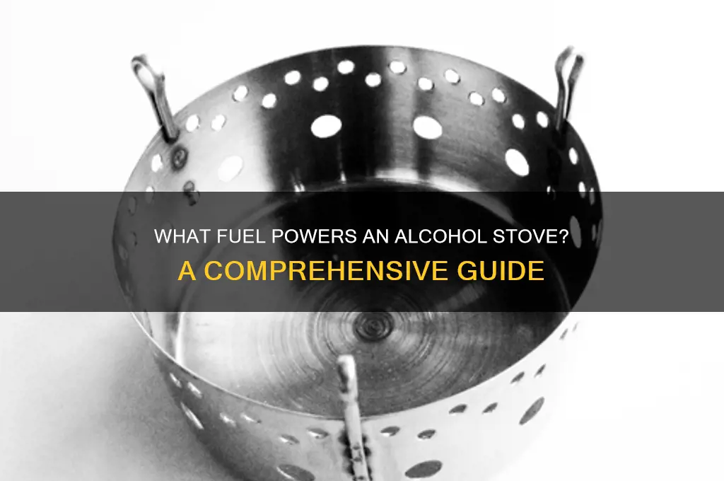 what fuel does an alcohol stove use