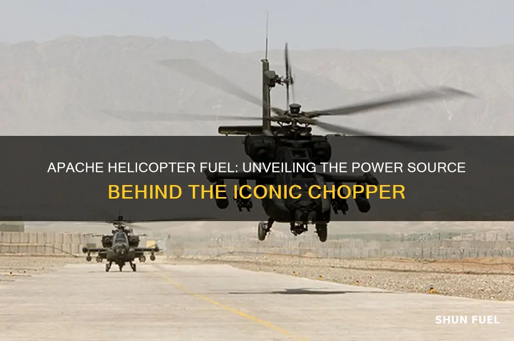 what fuel does an apache helicopter use