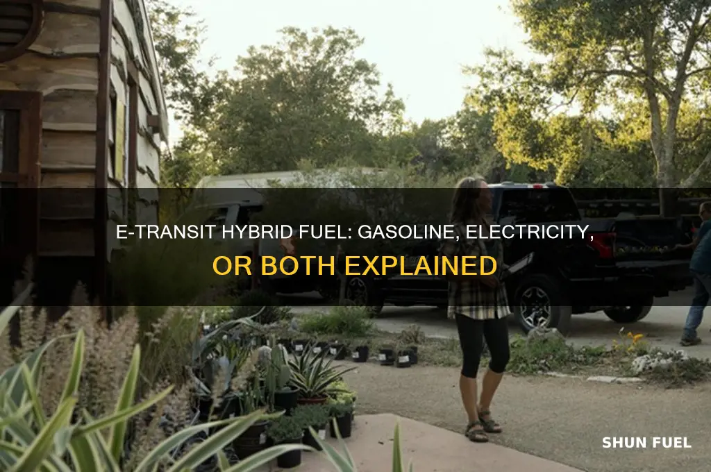 what fuel does an etransit hybrid use
