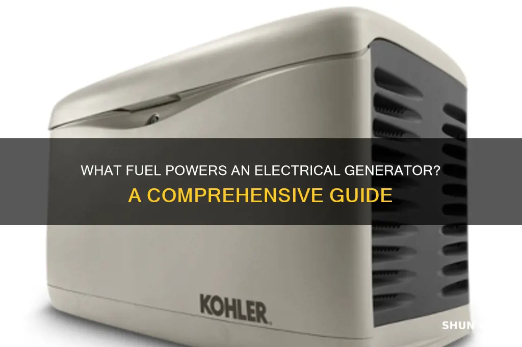 what fuel does and elcetiral gnerator use