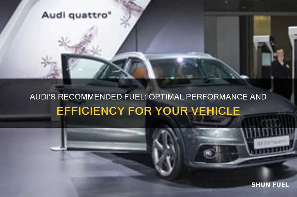 what fuel does audi recommend