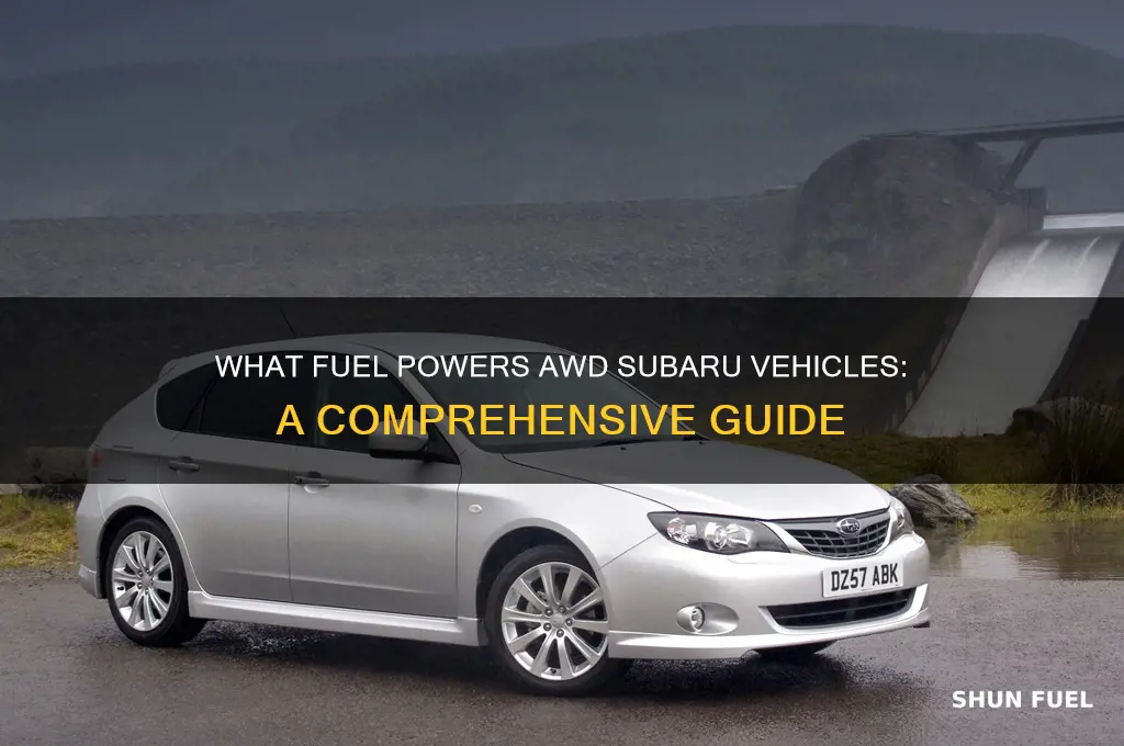 what fuel does awd subaru use