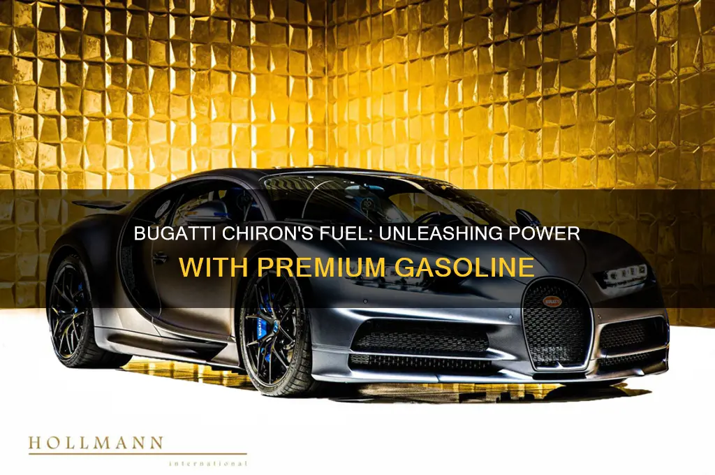 what fuel does bugatti chiron use