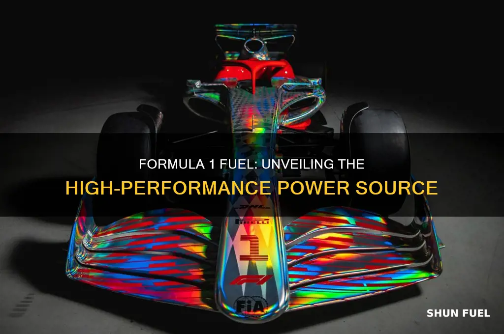 what fuel does formula 1 cars use