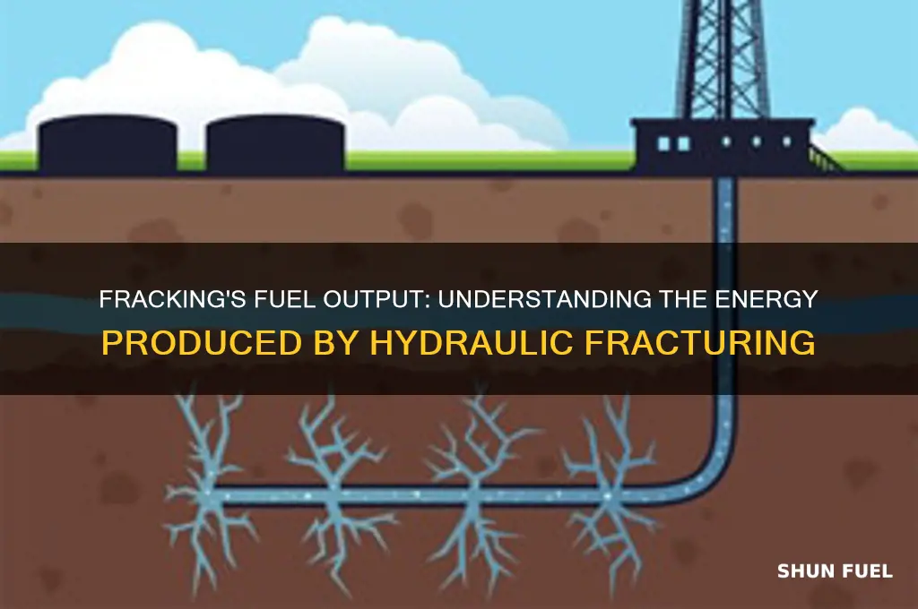 what fuel does fracking produce