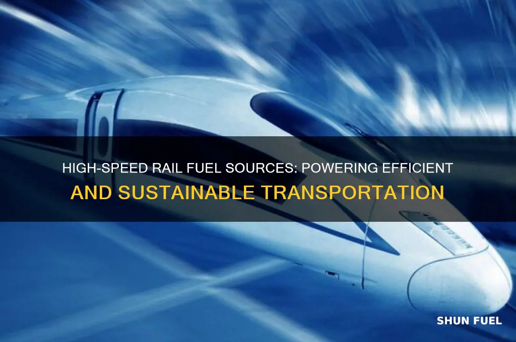 what fuel does high speed rail use