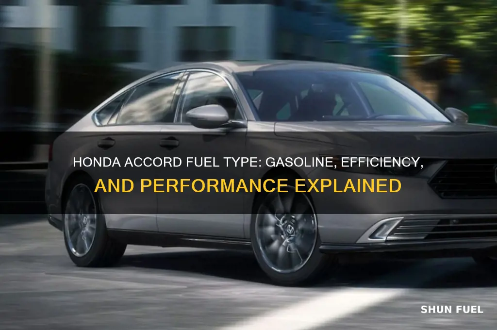 what fuel does honda accord use