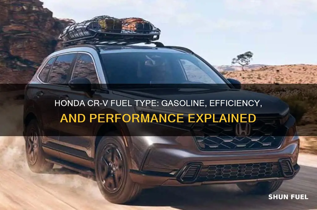 what fuel does honda cr v use
