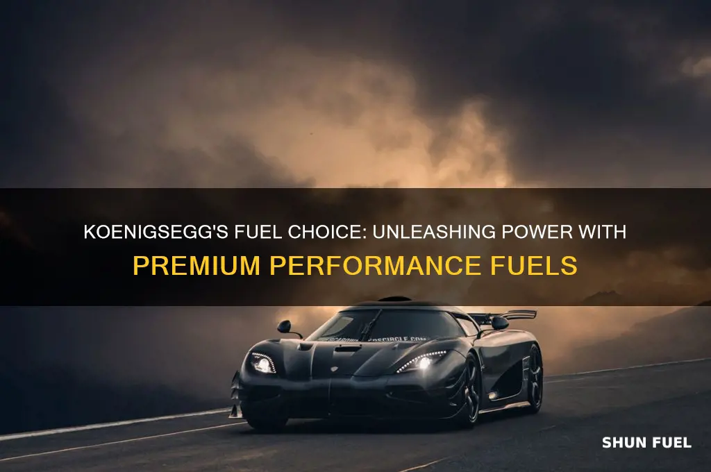 what fuel does koenigsegg use